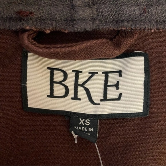 BKE Women's Denim Flyaway Jacket Maroon Size XS‎ - Picture 5 of 13